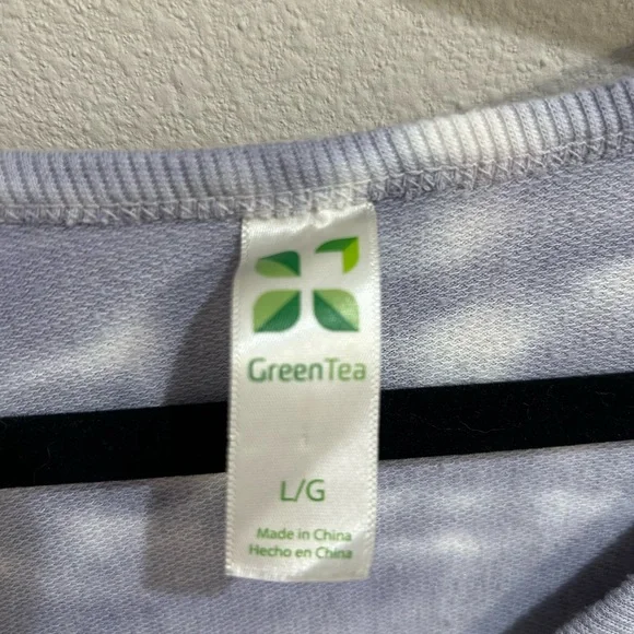 Green Tea Tie Dye Longsleeve Shirt - Picture 3 of 4